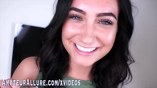 Sidney Alexis & Scarlett Mae suck cock.
