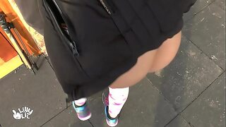 Anal public fuck with teen amateur slut and cumshot.
