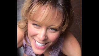 MILF pornstar Cherie DeVille with young fan.