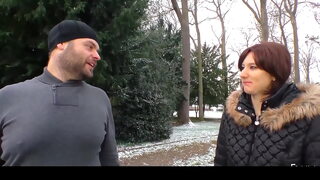 Deutschland Report - Amateur German girl gets picked up for a good hard fuck.