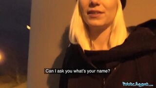 Public agent hot blonde fucks him for his cash offer.