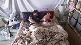 Stepson wakes up with stepmom in the bed and fucks the wrong hole.