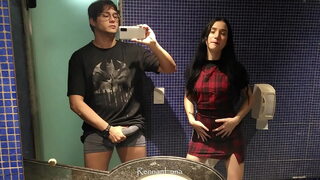 After the party, I fucked the hot ass in the motel bathroom!