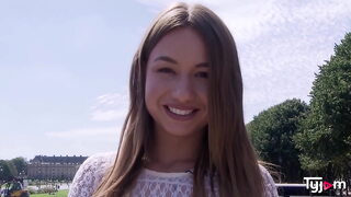 Student girl Taylor Sands needs to take this massive dick.