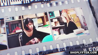Tighty teen thief punish fucked for stealing by security.