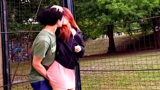 Deepthroat and rough sex in the park with my schoolmate.