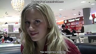 Two blondes sucking dick in a McDonald's toilet.
