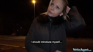 Public agent hunting for sexy ass on the streets.