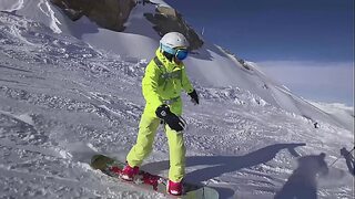 4K public cumshot on mouth in ski lift part 1, 2.
