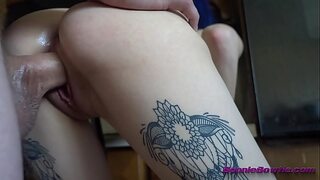 Her moans will make you cum - She's shaking after cumshot.
