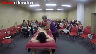 Clase 2 de masaje erótico anal.