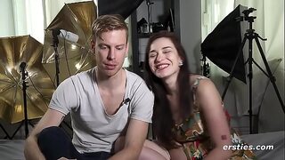 Real amateur couple Jack and Lenore passionate sex.