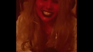 Devil sucks his soul out! Gloved handjob & blowjob with post-orgasm horror!