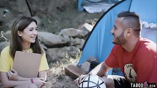Jewish teenager cheats on boyfriend with a bigger man.