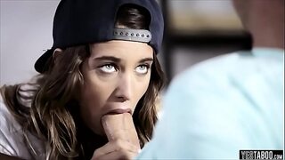 Converting my lesbian stepsis to a naughty sexmachine.