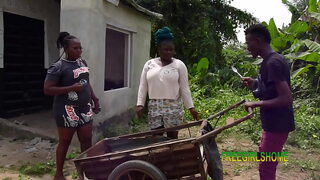 Iron condemns guy fucks two sisters inside their compound, outdoor.