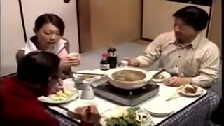 Japanese mature wife seduces neighbor to comfort her when her husband is away.